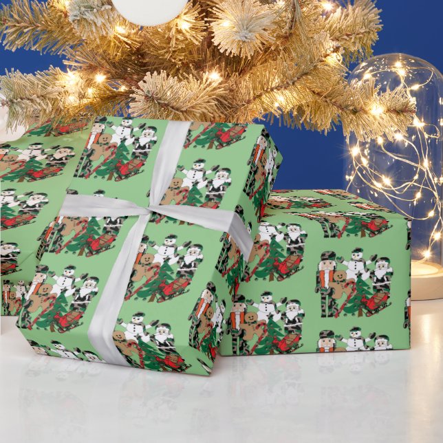 Papel De Regalo Navidades envolviendo papel, Navidades de Camo (Vacaciones)