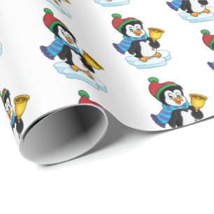 Papel De Regalo Navidades envolviendo papel-pingüino