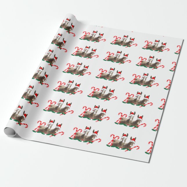 Papel De Regalo Navidades envolviendo papel, vida silvestre, burro (Desenrollado)