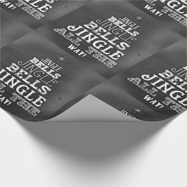 Papel De Regalo Navidades envueltos/campanas de jingle (Esquina)