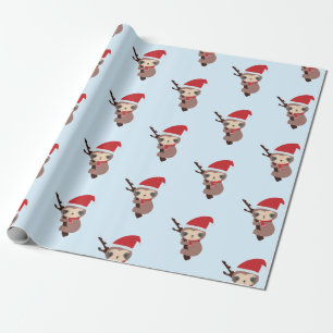 Papel De Regalo Navidades eslovacos curos en invierno Kawaii