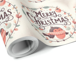 Papel De Regalo Navidades esponjosos, zorros y conejos