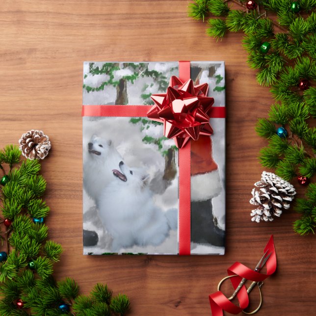 Papel De Regalo Navidades esquimales de Estados Unidos (Regalo de vacaciones)