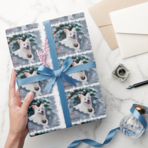Papel De Regalo Navidades esquimales de perro de Estados Unidos