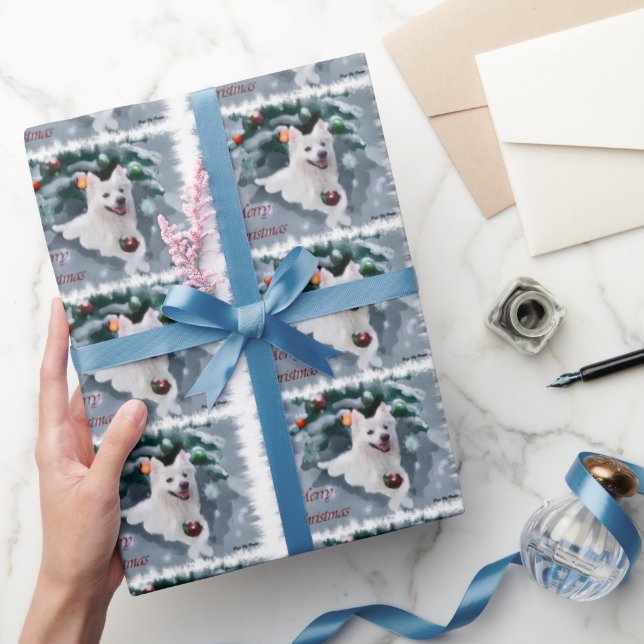 Papel De Regalo Navidades esquimales de perro de Estados Unidos (Regalar)