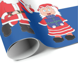 Papel De Regalo Navidades Fa La La La La