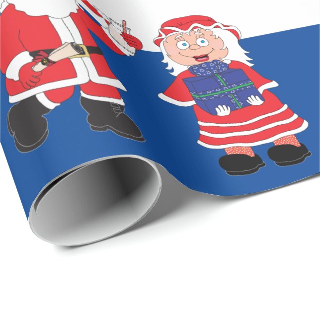 Papel De Regalo Navidades Fa La La La La (Esquina del rollo)