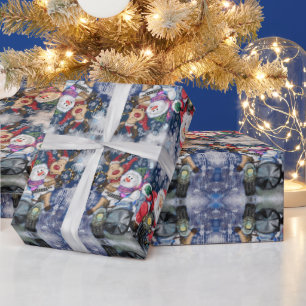 Papel De Regalo Navidades felices amigos divertidos regalos envolv