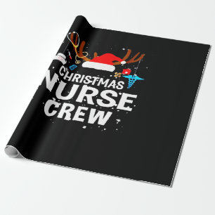 Papel De Regalo Navidades felices   Personal de enfermería de Navi