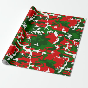 Papel De Regalo navidades feos camuflan