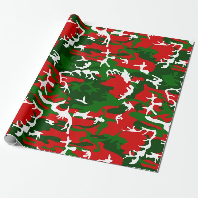Papel De Regalo navidades feos camuflan (Desenrollado)