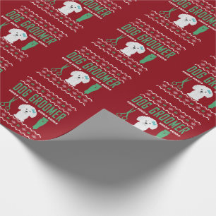 Papel De Regalo Navidades feos de perro suéter
