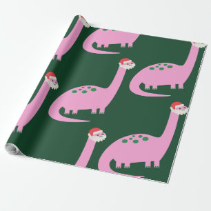 Papel De Regalo navidades feos dinosaurio brontosauro