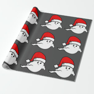 Papel De Regalo navidades feos, fantasma santa claus, espeluznante