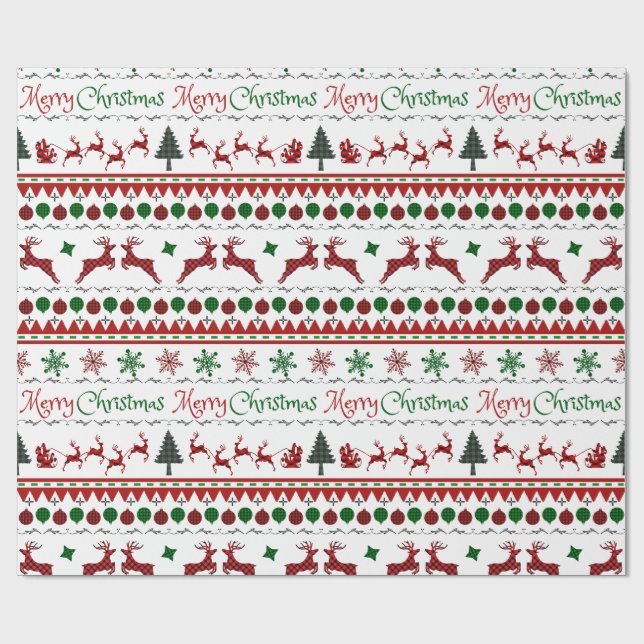 Papel De Regalo Navidades feos sudan Feliz Navidad (Superficie plana)