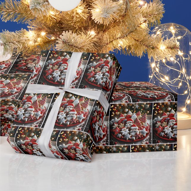 Papel De Regalo Navidades festivos: Cocinas azucareras (Vacaciones)