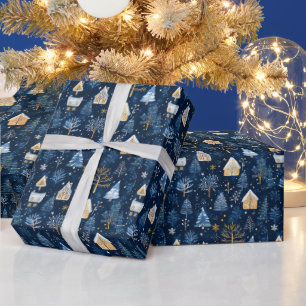 Papel De Regalo Navidades festivos cómodos con azulejos en casa