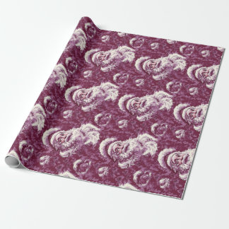 Papel De Regalo Navidades festivos Crimson Santa Claus
