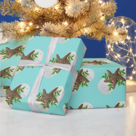 Papel De Regalo Navidades festivos de los dólares de arena Starfis