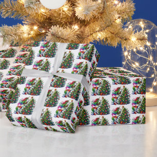 Papel De Regalo Navidades festivos de unicornio