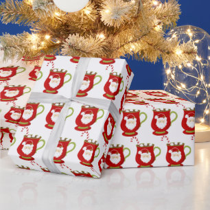 Papel De Regalo Navidades festivos fiesta de Santa Cacao