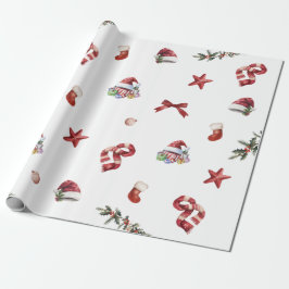 Papel De Regalo Navidades festivos modernos fiesta de cumpleaños