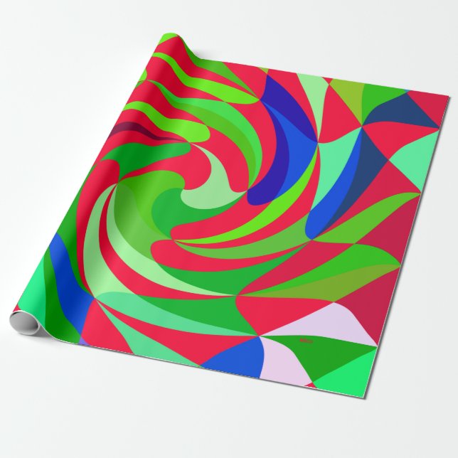 Papel De Regalo Navidades Fiesta..... (Desenrollado)