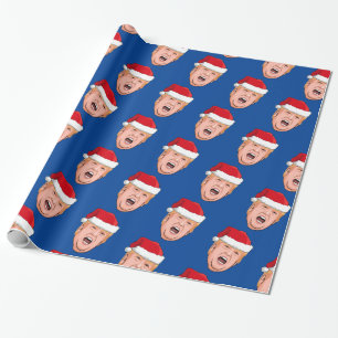 Papel De Regalo Navidades furiosos de Donald Trump