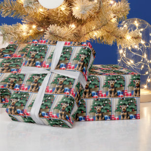 Papel De Regalo Navidades Gales Aterran Con Regalos