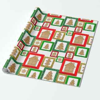 Papel De Regalo Navidades Gingerbread