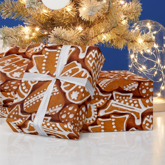 Papel De Regalo Navidades Gingerbread Biscuits (Vacaciones)