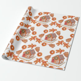 Papel De Regalo Navidades Gingerbread House Cookies