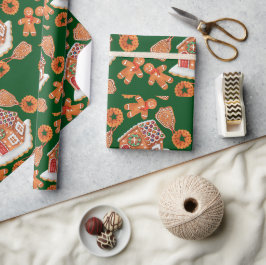 Papel De Regalo Navidades Gingerbread House Cookies