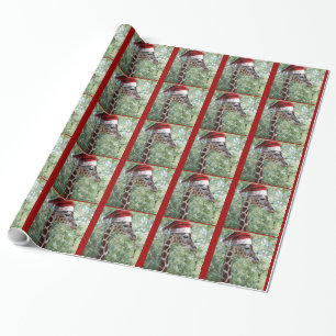 Papel De Regalo Navidades Giraffe