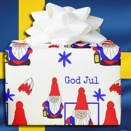 Papel De Regalo Navidades Gnome de Suecia