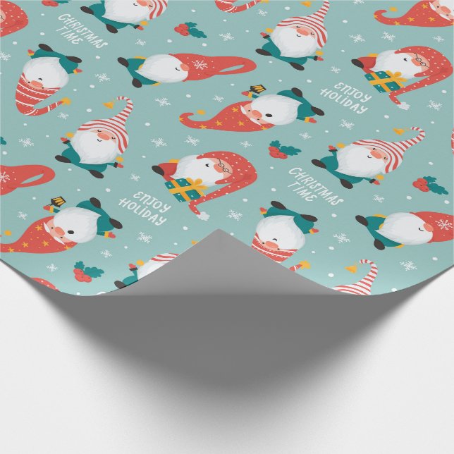 Papel De Regalo Navidades Gnomes (Esquina)