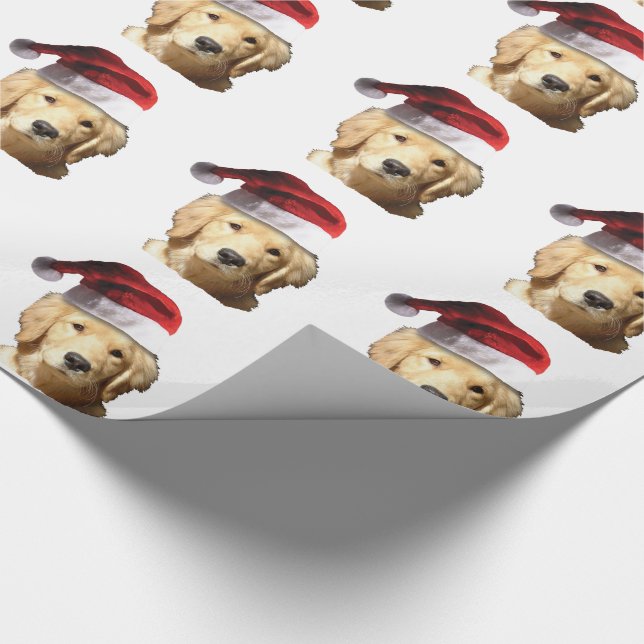 Papel De Regalo Navidades Golden Retriever (Esquina)