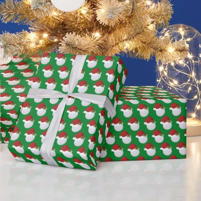 Papel De Regalo Navidades Golf Balls (Vacaciones)