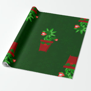 Papel De Regalo navidades góticos venus flytrap spookmas