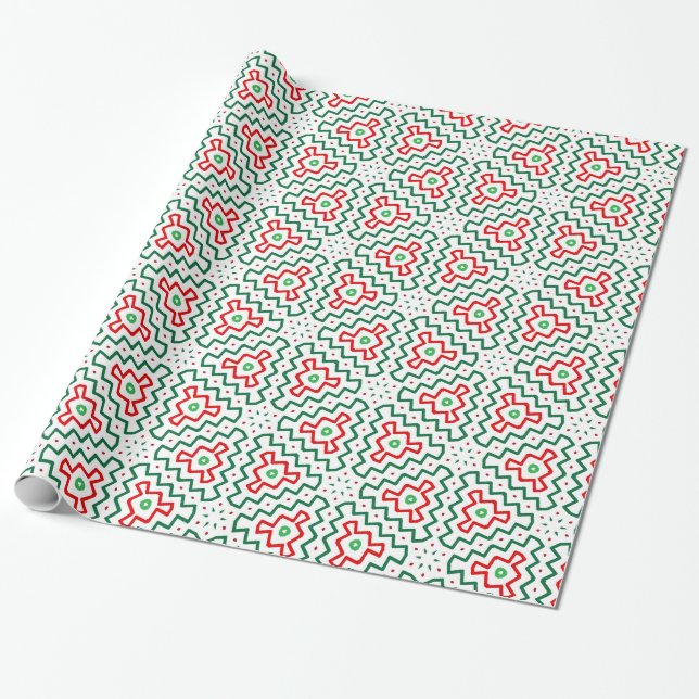Papel De Regalo Navidades graciosos (Desenrollado)