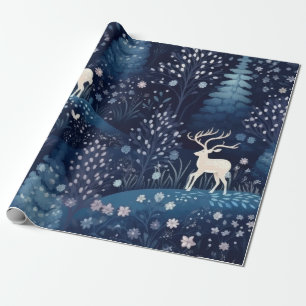 Papel De Regalo Navidades Groovy Moderno del Rosado Caliente