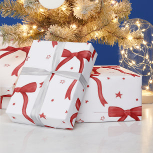 Papel De Regalo Navidades Groovy Moderno del Rosado Caliente