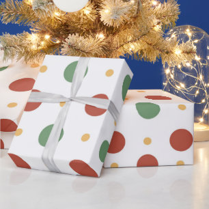 Papel De Regalo Navidades Groovy Moderno del Rosado Caliente