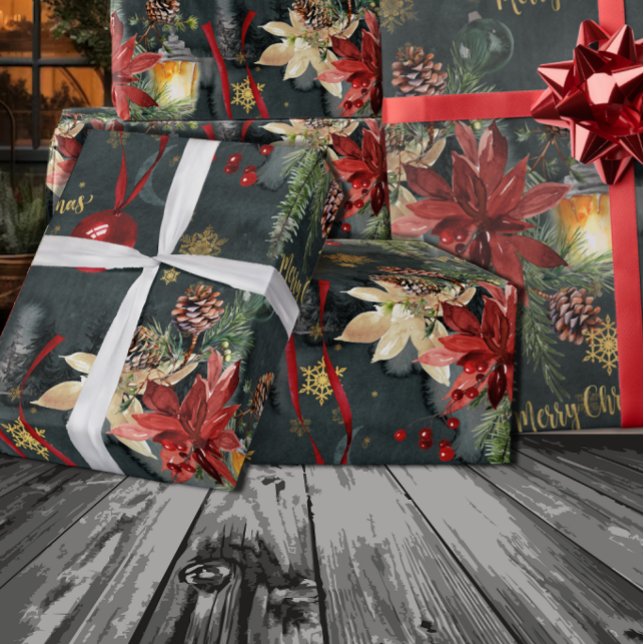 Papel De Regalo Navidades Holiday Splendor Glossy (Subido por el creador)