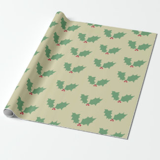 Papel De Regalo Navidades Holly