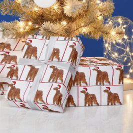 Papel De Regalo Navidades irlandeses Setter