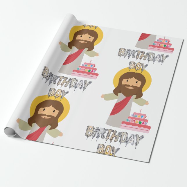 Papel De Regalo navidades jesus (Desenrollado)