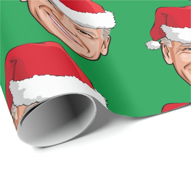 Papel De Regalo Navidades Joe Biden (Esquina del rollo)