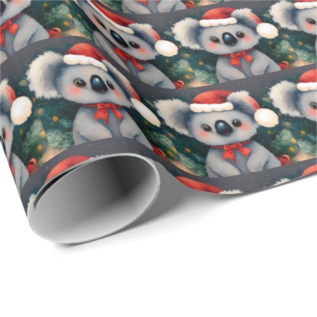 Papel De Regalo Navidades Koala 1 (Esquina del rollo)