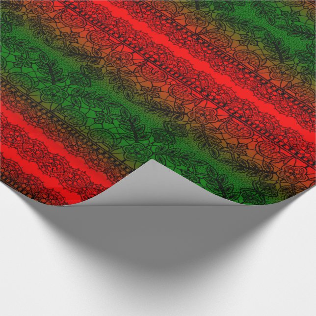 Papel De Regalo Navidades Lace v2 (Esquina)